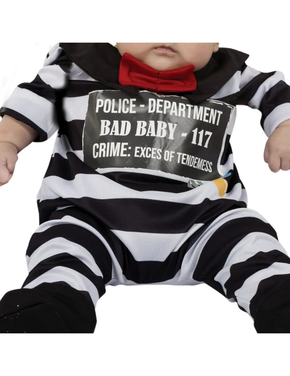 Disfraz Ghoulish Productions bebé prisionero The Bad Guys para niño