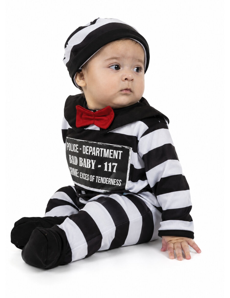 Disfraz Ghoulish Productions bebé prisionero The Bad Guys para niño