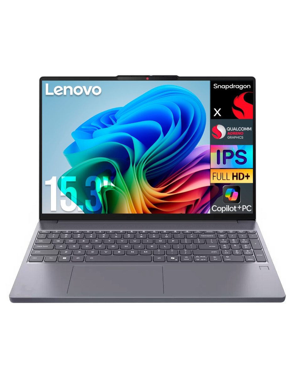 Laptop 83N3006BUS 15.3 pulgadas WUXGA Snapdragon X 16 GB RAM 512 GB SSD
