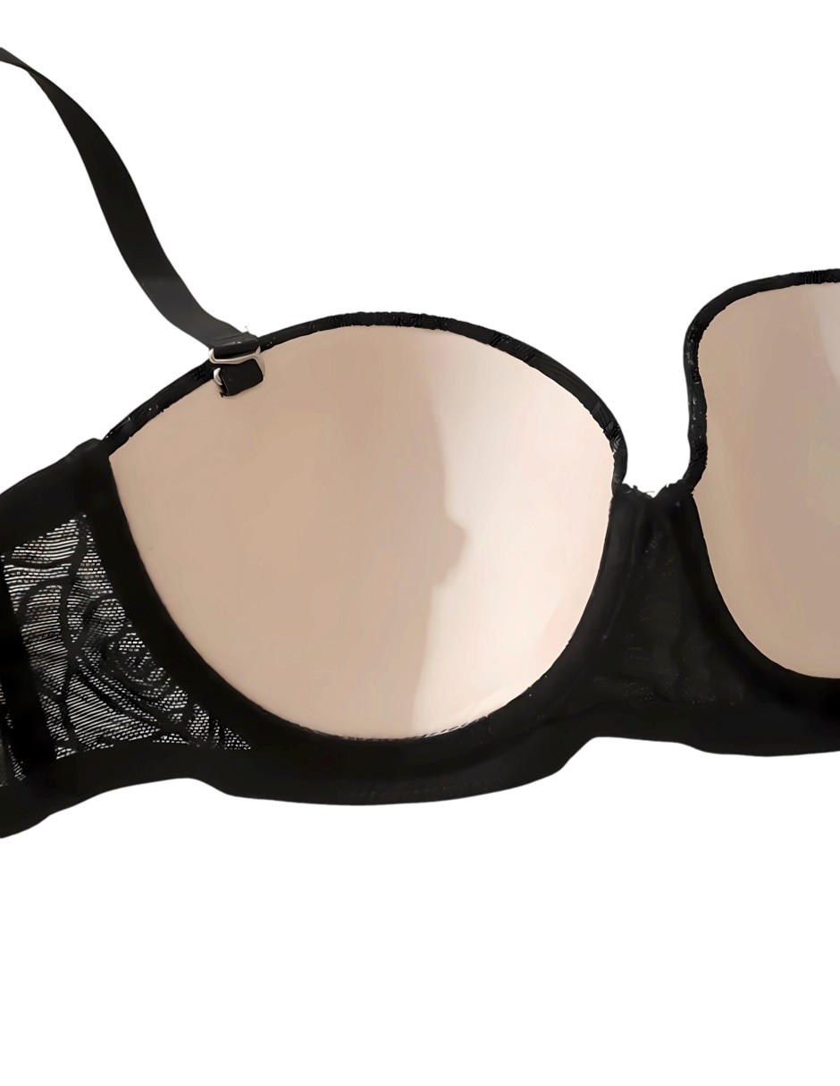 Brassiere balconette femica copa media copa para mujer