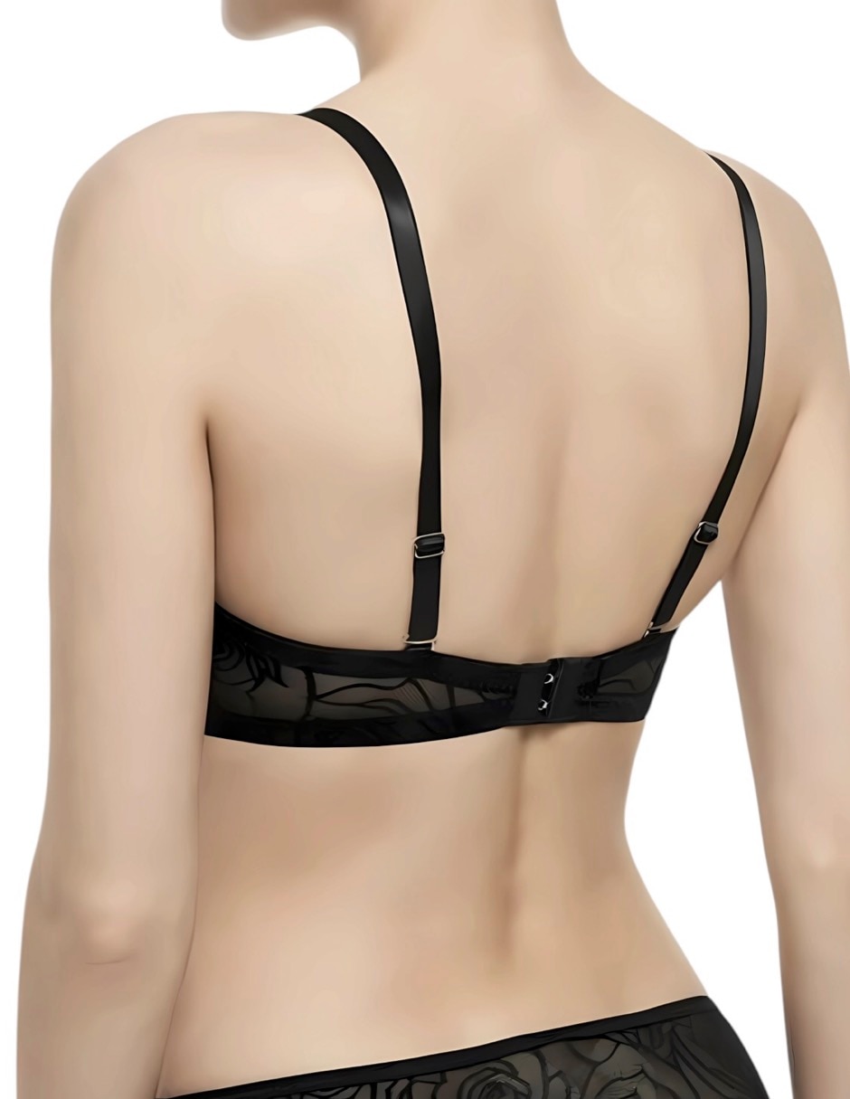 Brassiere balconette femica copa media copa para mujer