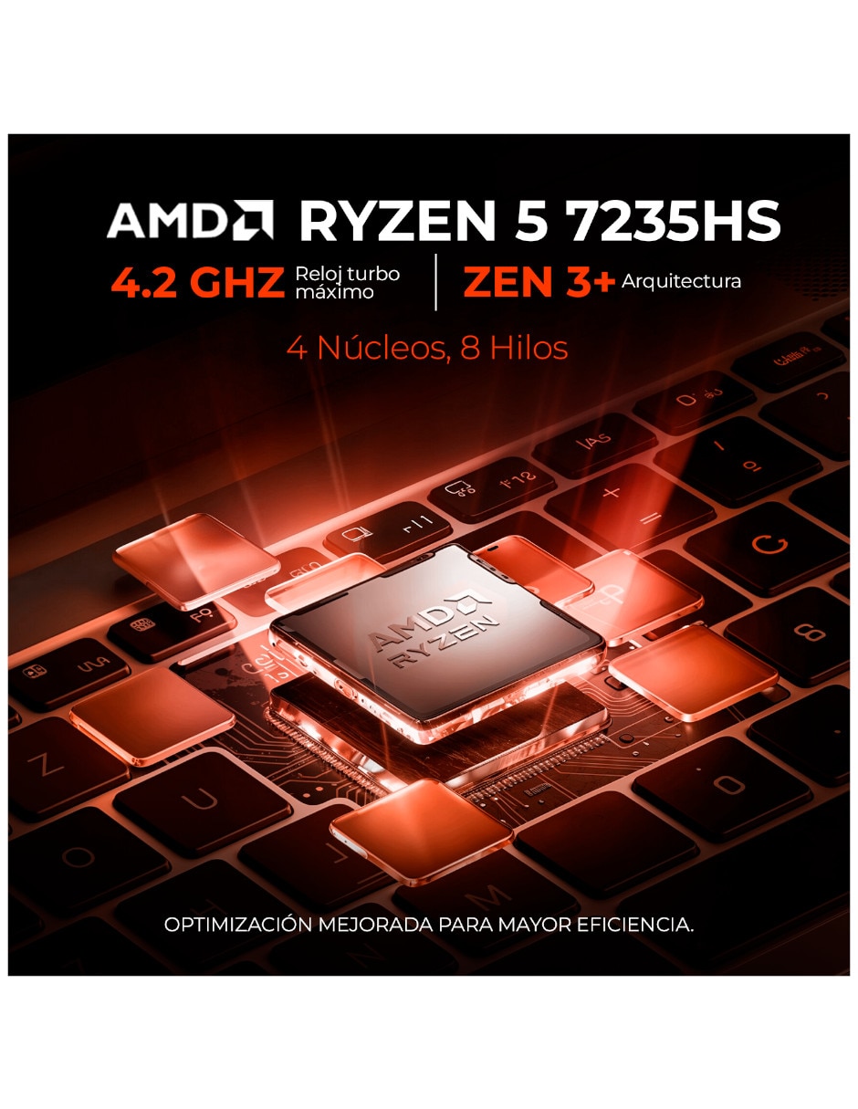 Laptop gamer Asus 83JC00LYUS 15.6 pulgadas Full HD AMD Ryzen 5 6 GB RAM 512 GB SSD