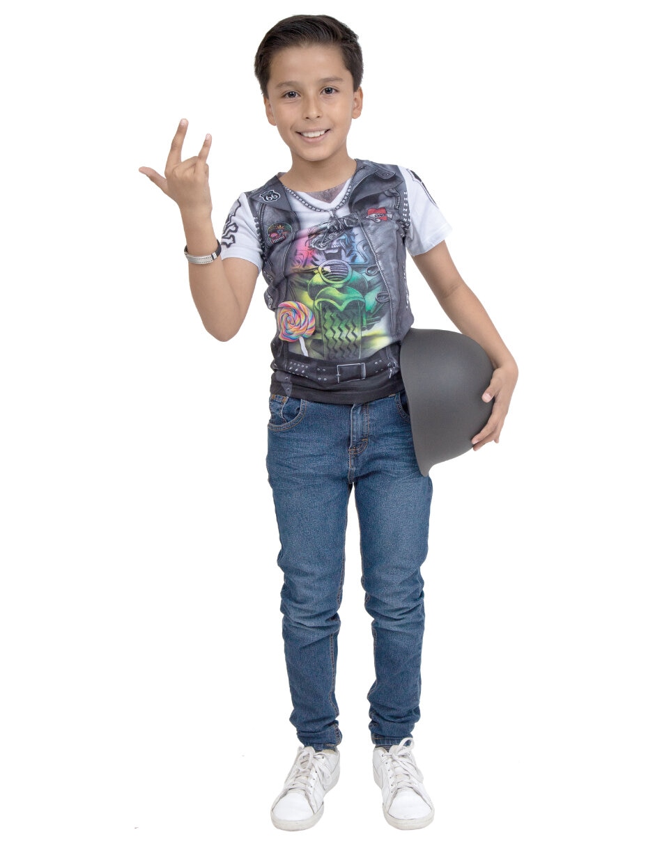 Disfraz Ghoulish Productions Biker Scout para niño