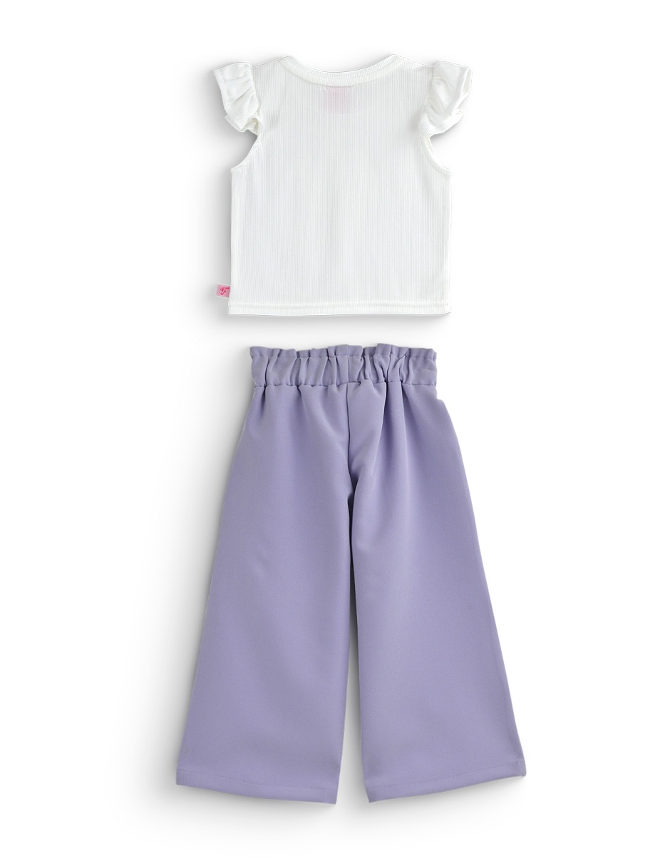 Conjunto casual flory conjunto barb 5 para niña