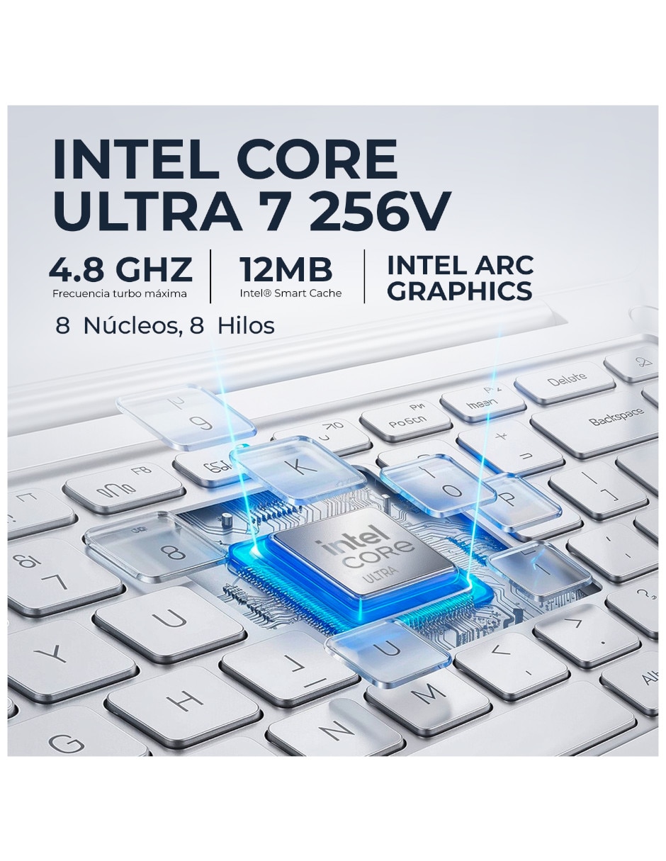 Laptop touch Dell LDB04250-7137BLU-PUS 14 pulgadas WUXGA Intel core ultra 7 integradas 16 GB RAM 1 TB SSD