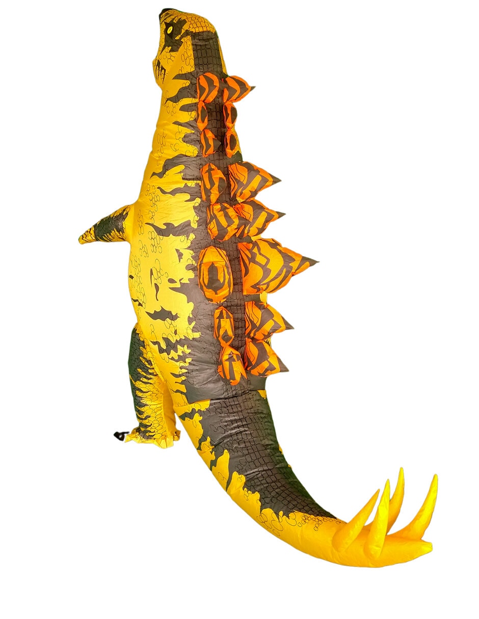 Disfraz inflable dinosaurio unisex 2