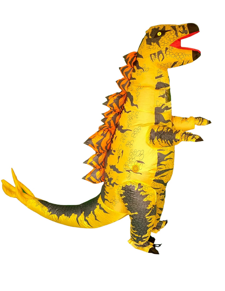 Disfraz inflable dinosaurio unisex 4