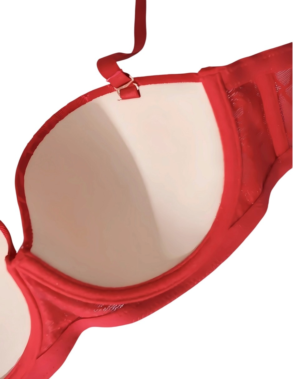 Brassiere balconette femica copa media copa para mujer