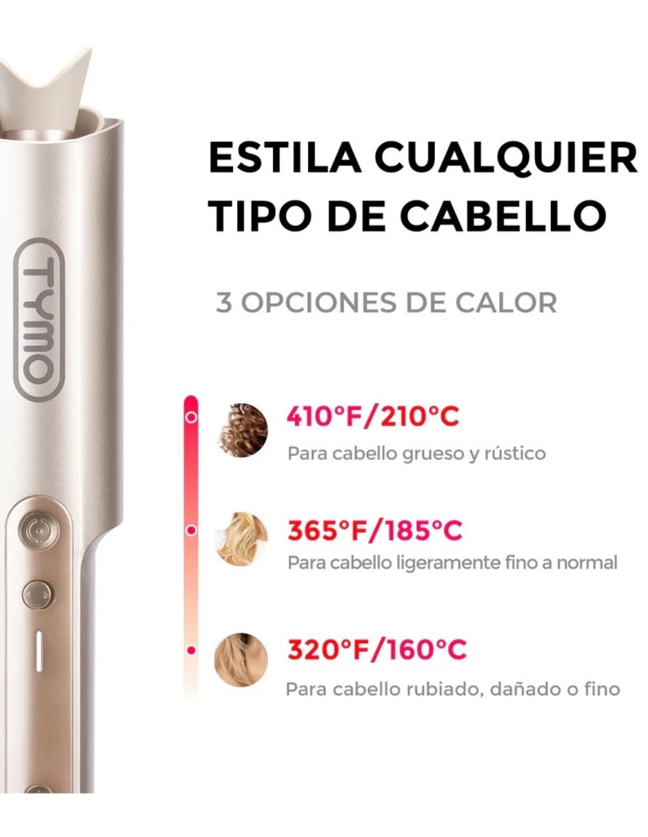 Rizadora de cabello plus de cerámica 5