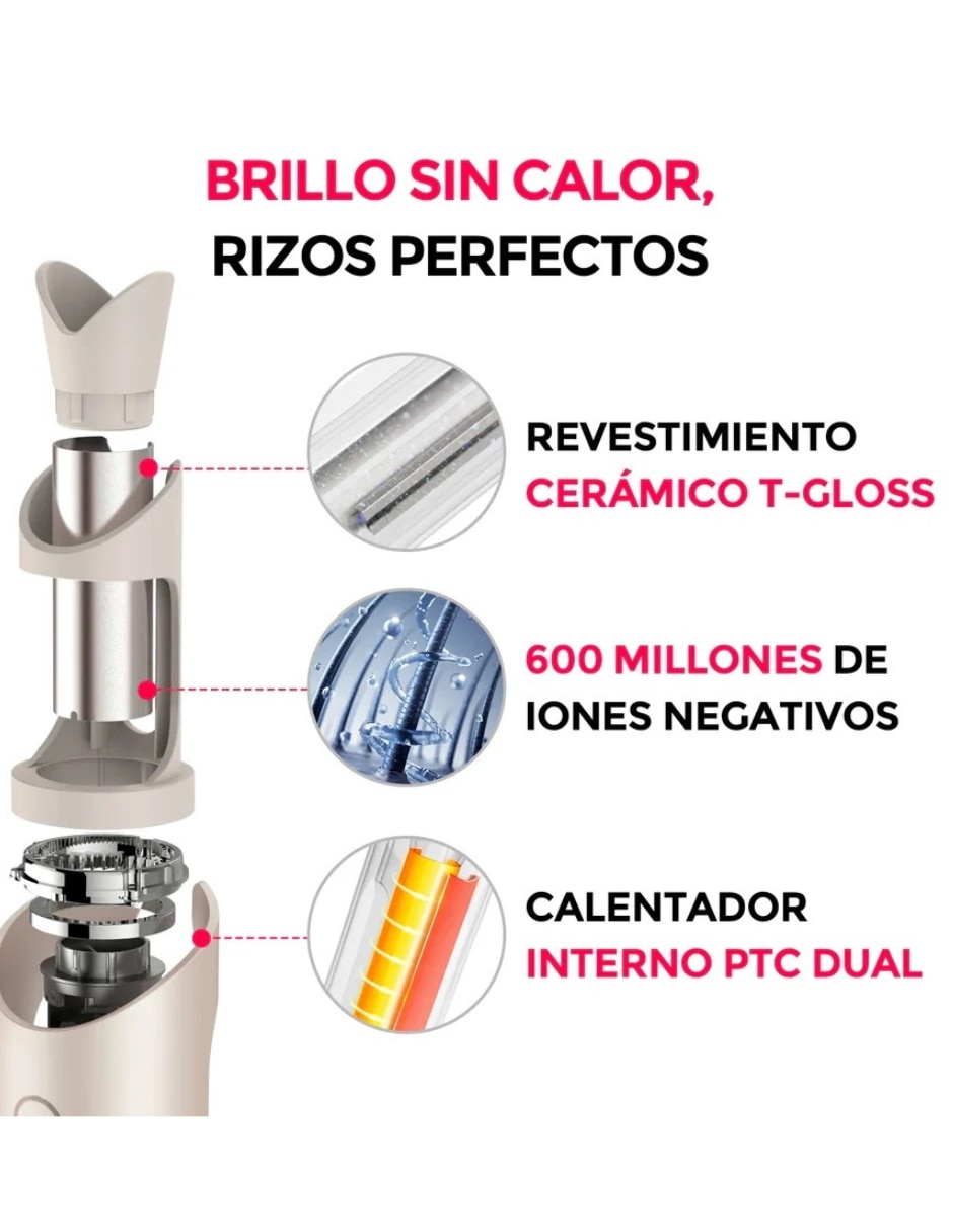 Rizadora de cabello plus de cerámica 7