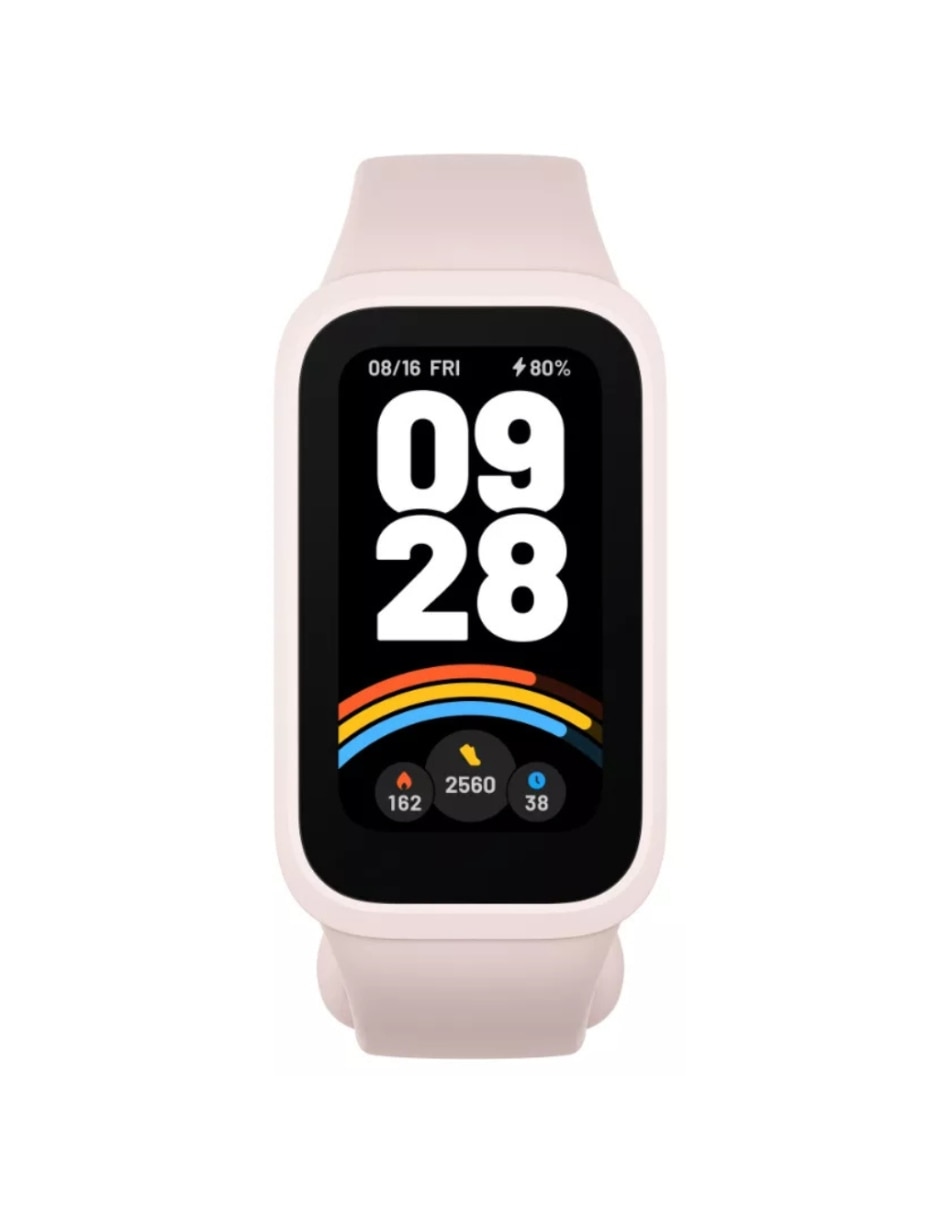 Kit smartwatch Xiaomi Xiaomi smart band 9 active rosa con audífonos G-tide l42 rosa unisex