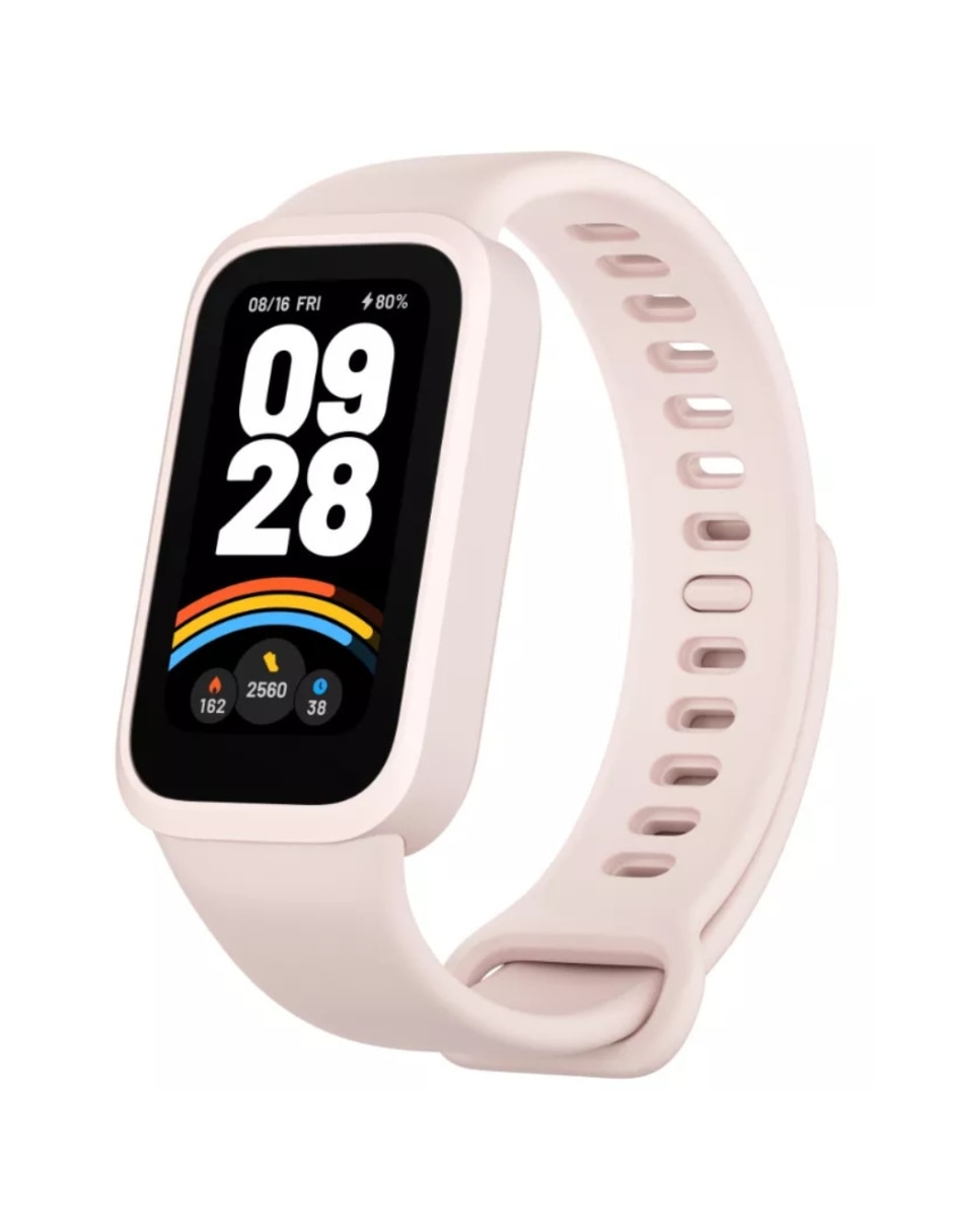 Kit smartwatch Xiaomi Xiaomi smart band 9 active rosa con audífonos G-tide l42 rosa unisex