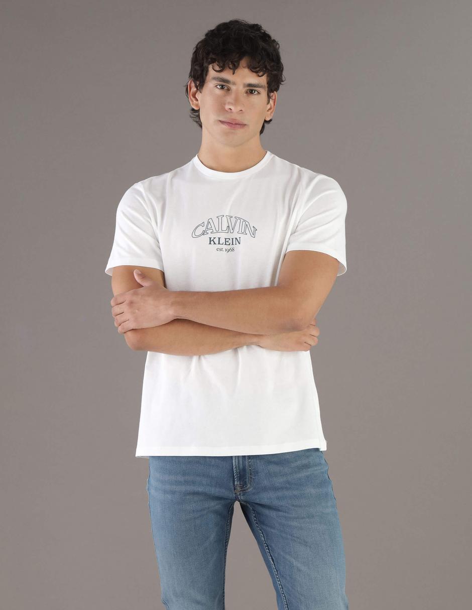 Playera cuello redondo para hombre
