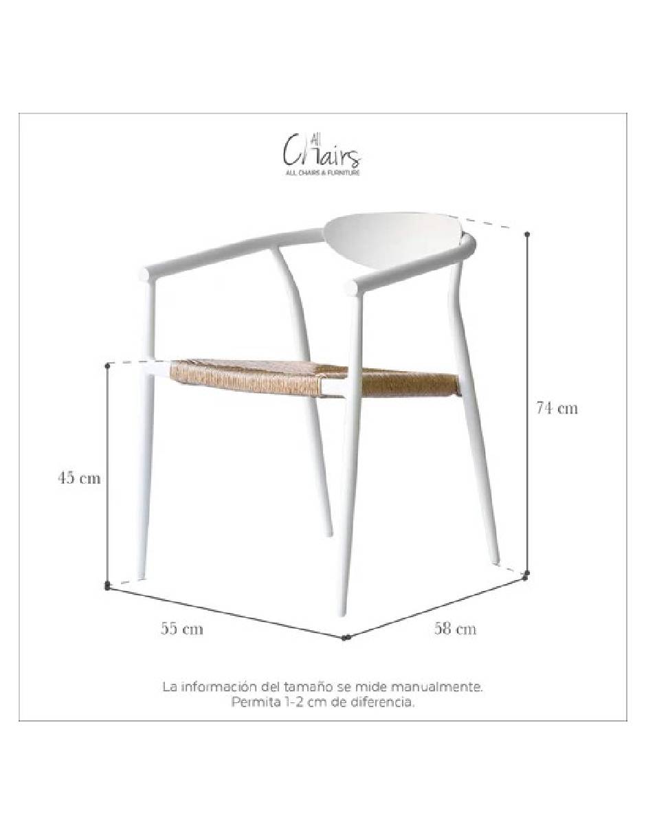 Silla 1 pieza All Chairs de aluminio