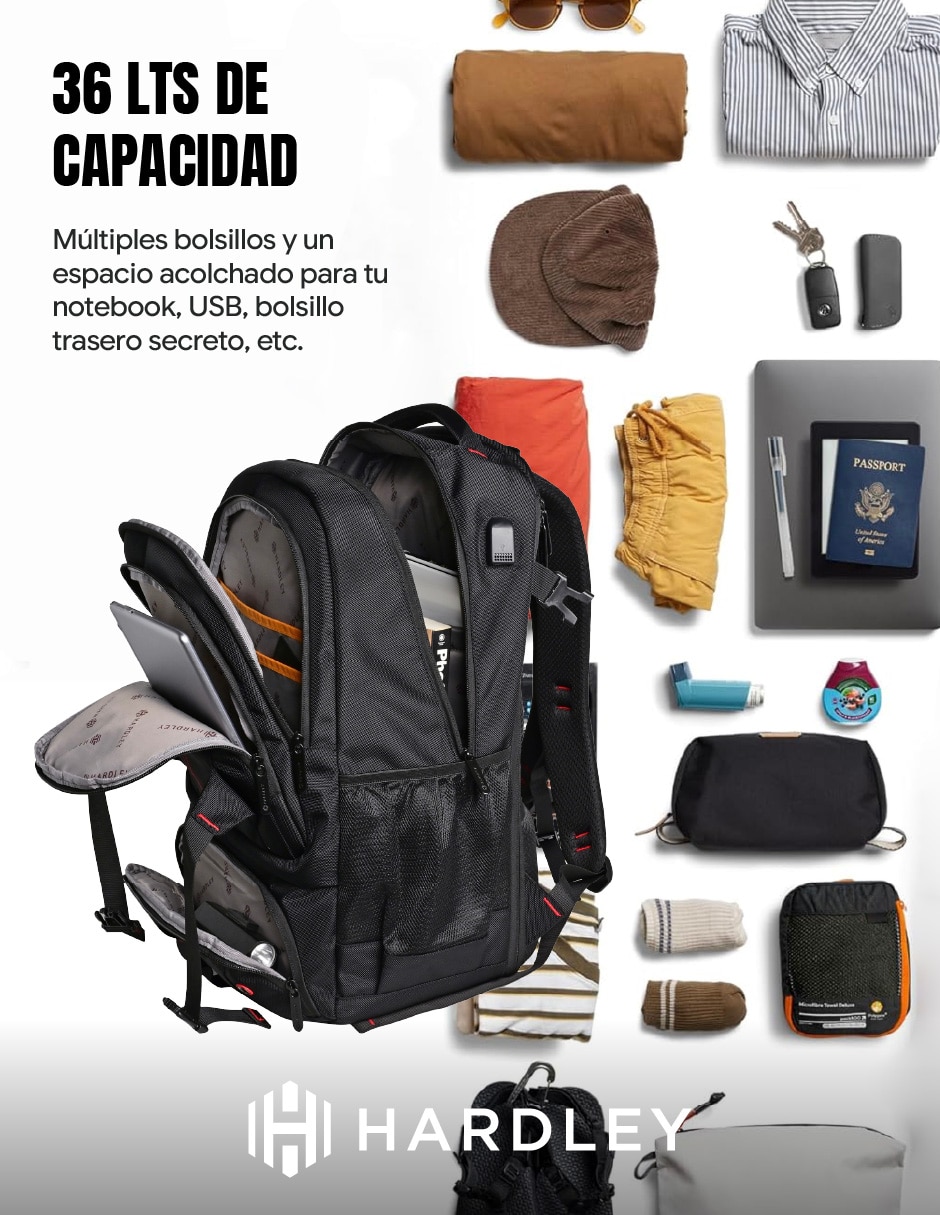 Mochila Con portalaptop Highland Impermeable unisex 5