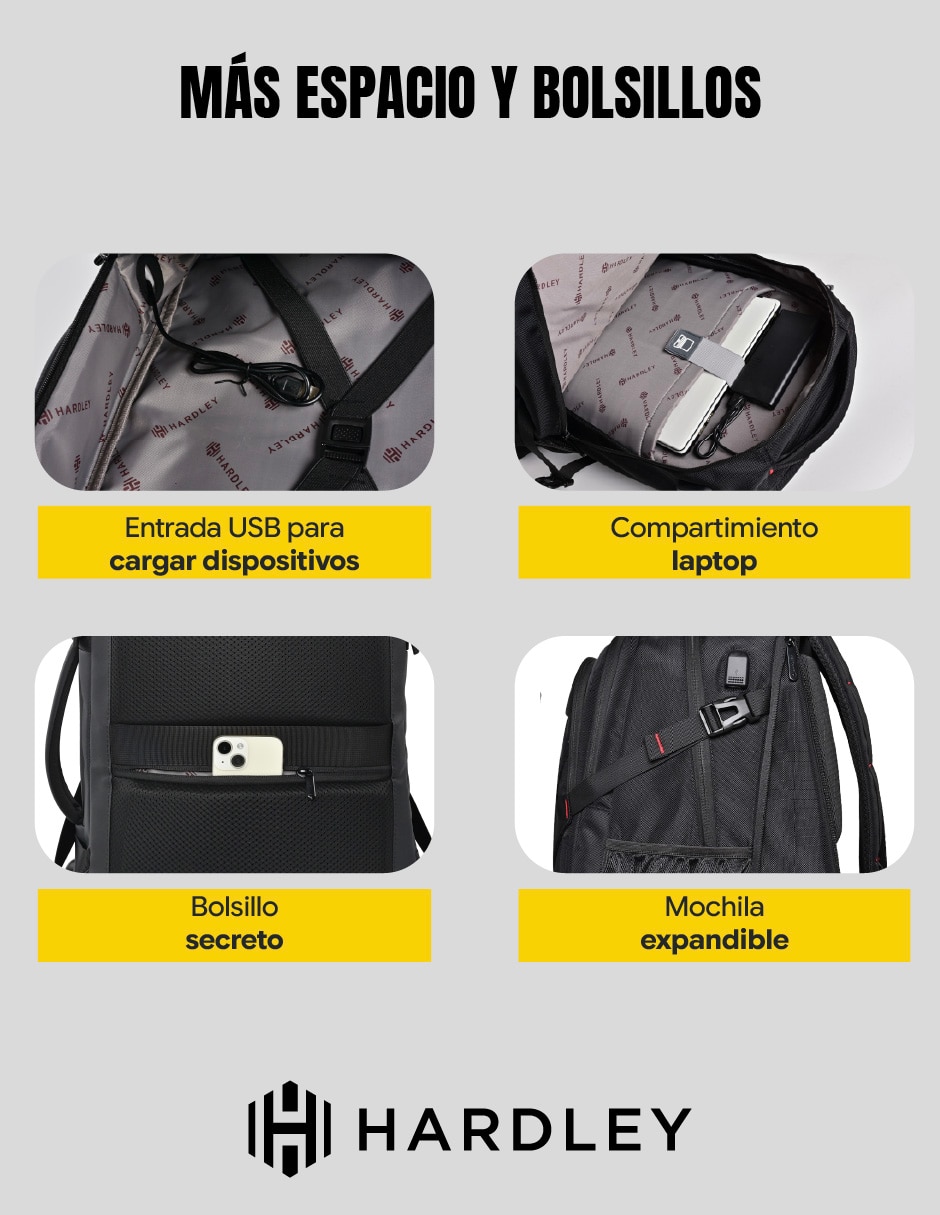 Mochila Con portalaptop Highland Impermeable unisex 8