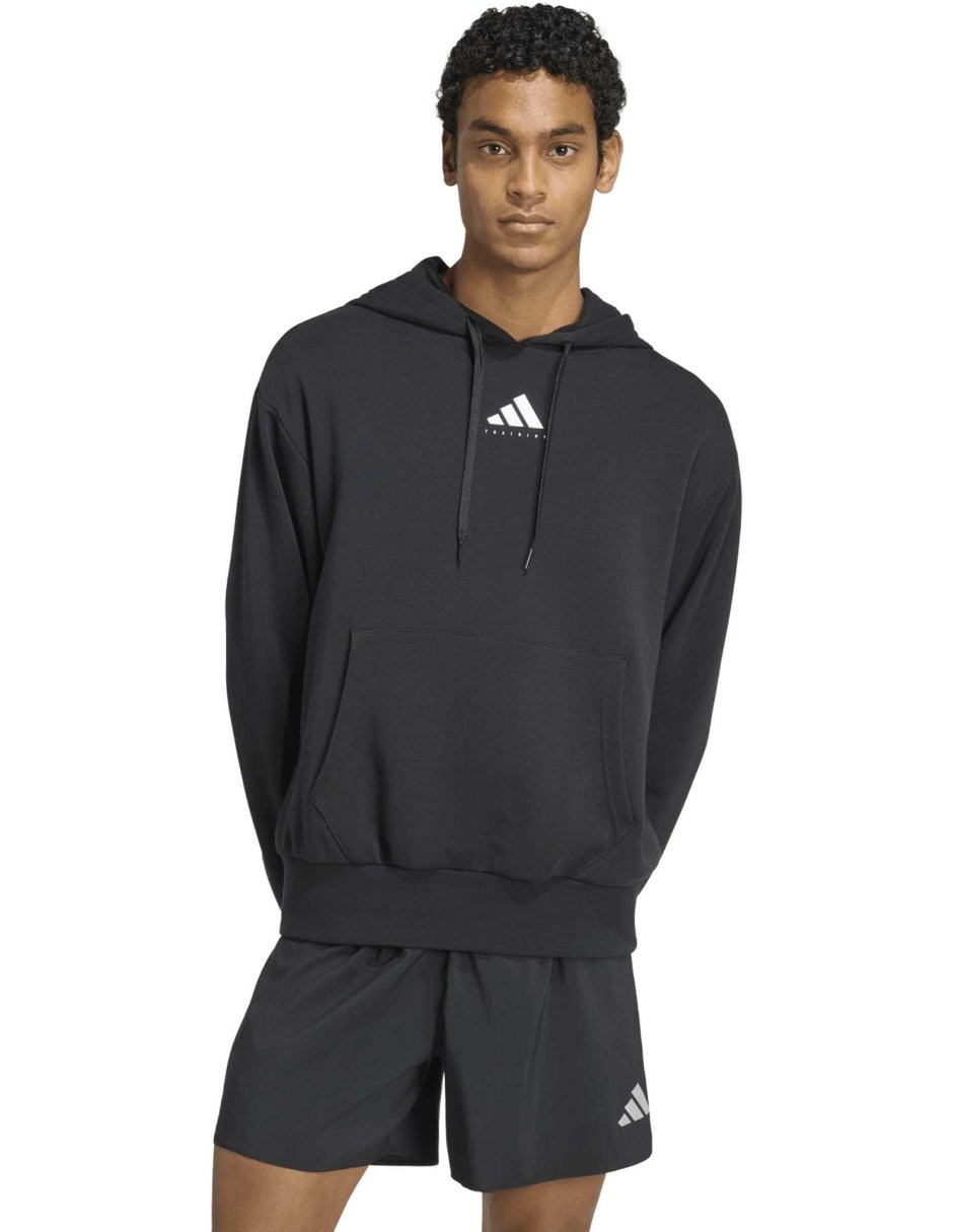 Sudadera para entrenamiento adidas mt s logo hd con capucha para hombre
