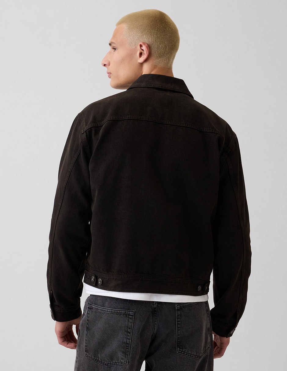 Chamarra casual con bolsillos para hombre