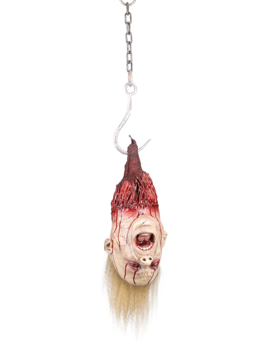 Figura decorativa de Halloween de cabeza Ghoulish Productions