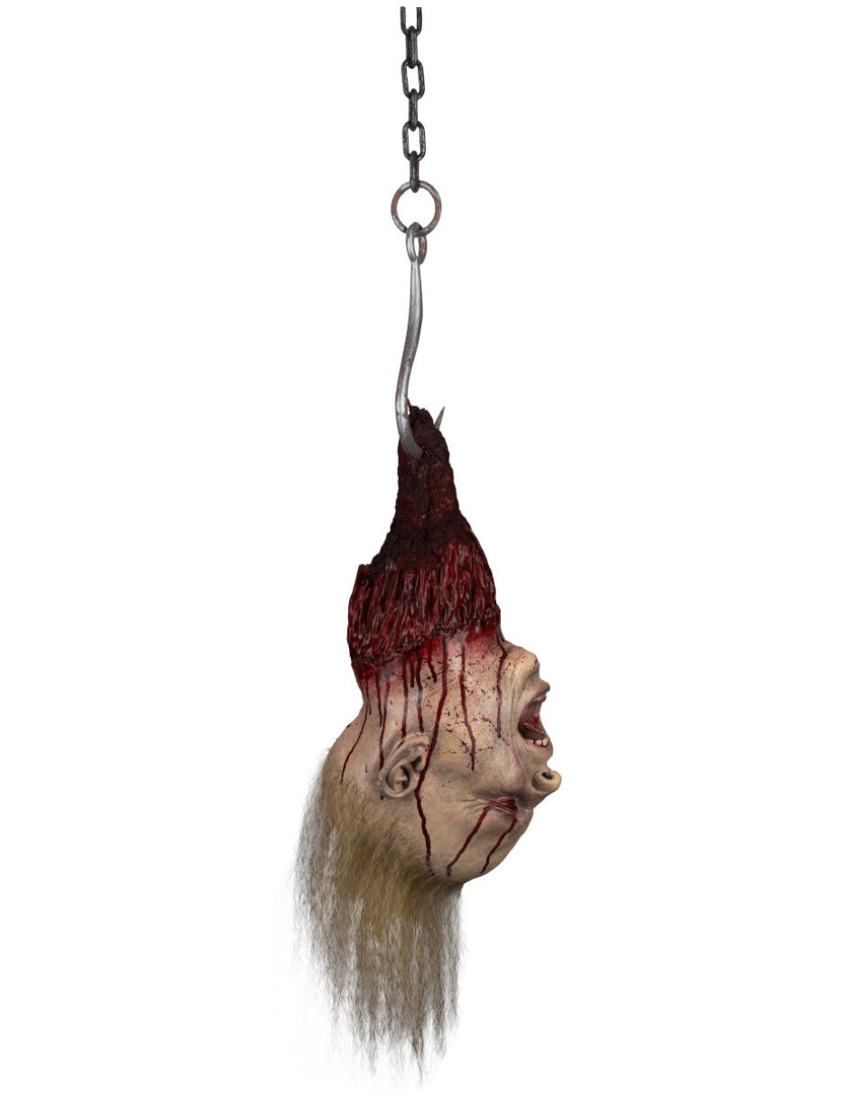 Figura decorativa de Halloween de cabeza Ghoulish Productions