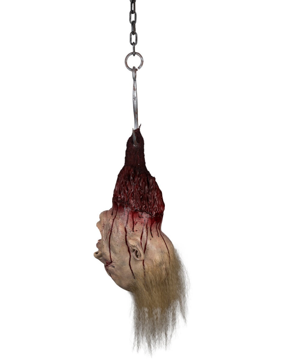 Figura decorativa de Halloween de cabeza Ghoulish Productions
