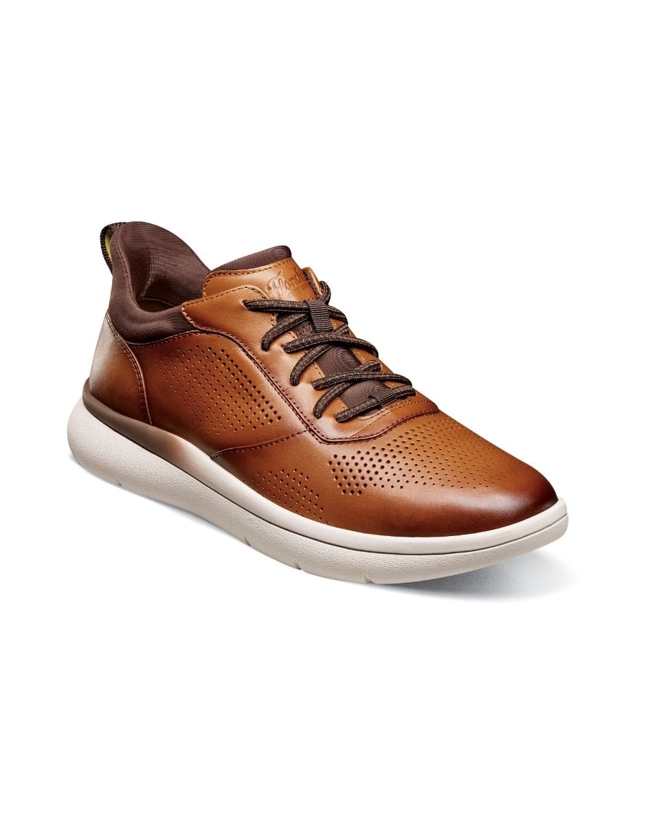 Tenis de piel fleet elastic lace para hombre