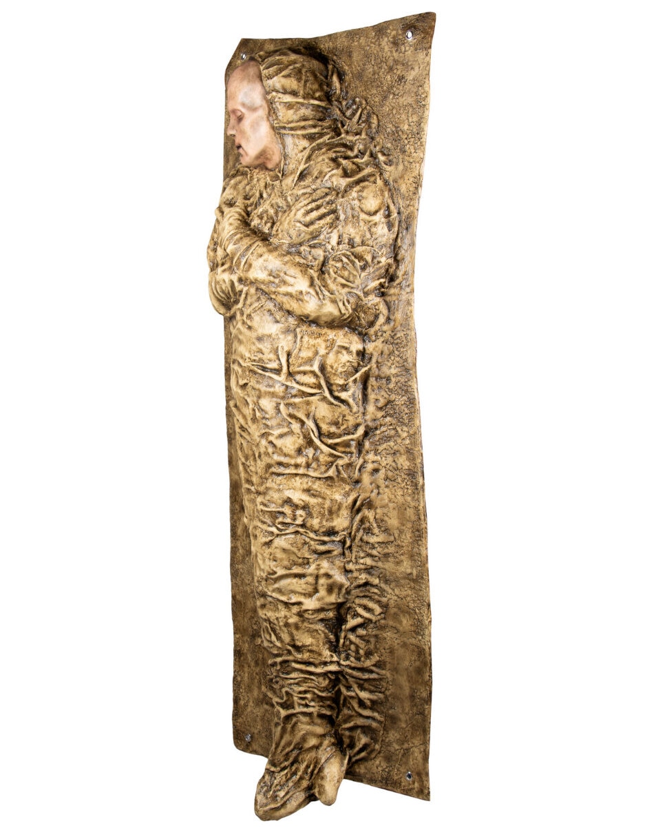 Figura decorativa de Halloween de calavera Ghoulish Productions