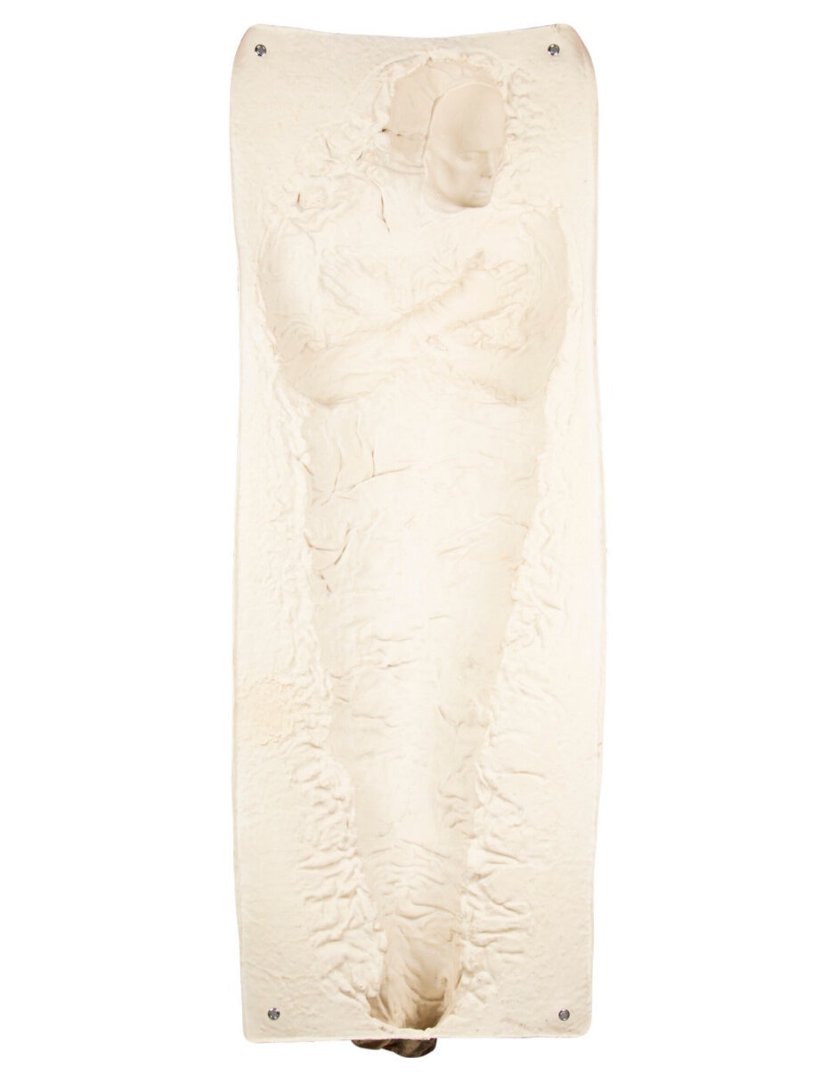 Figura decorativa de Halloween de calavera Ghoulish Productions