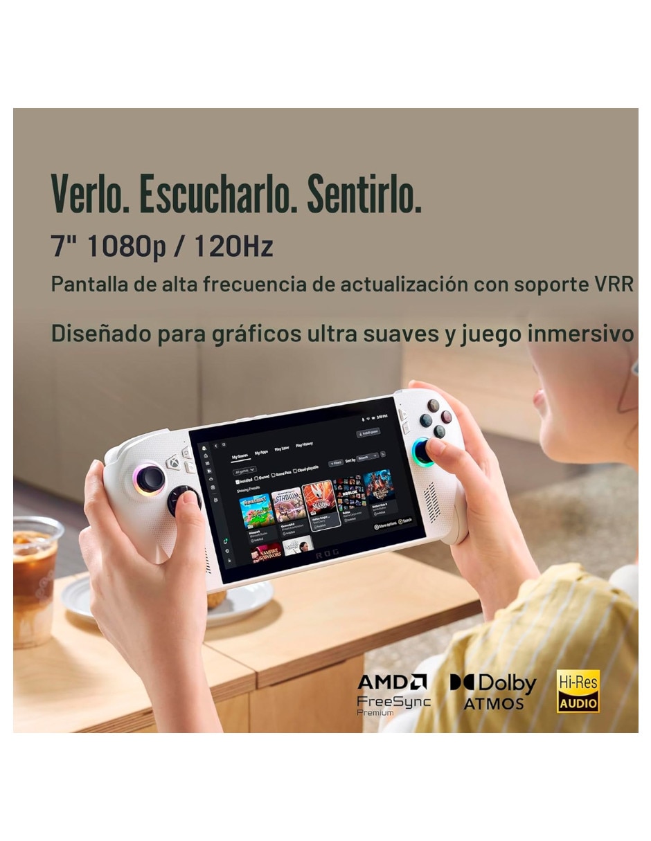 Consola portátil Asus RC73YA-XB_ALLY.Z2A.16 Windows 11 512 GB edición estándar