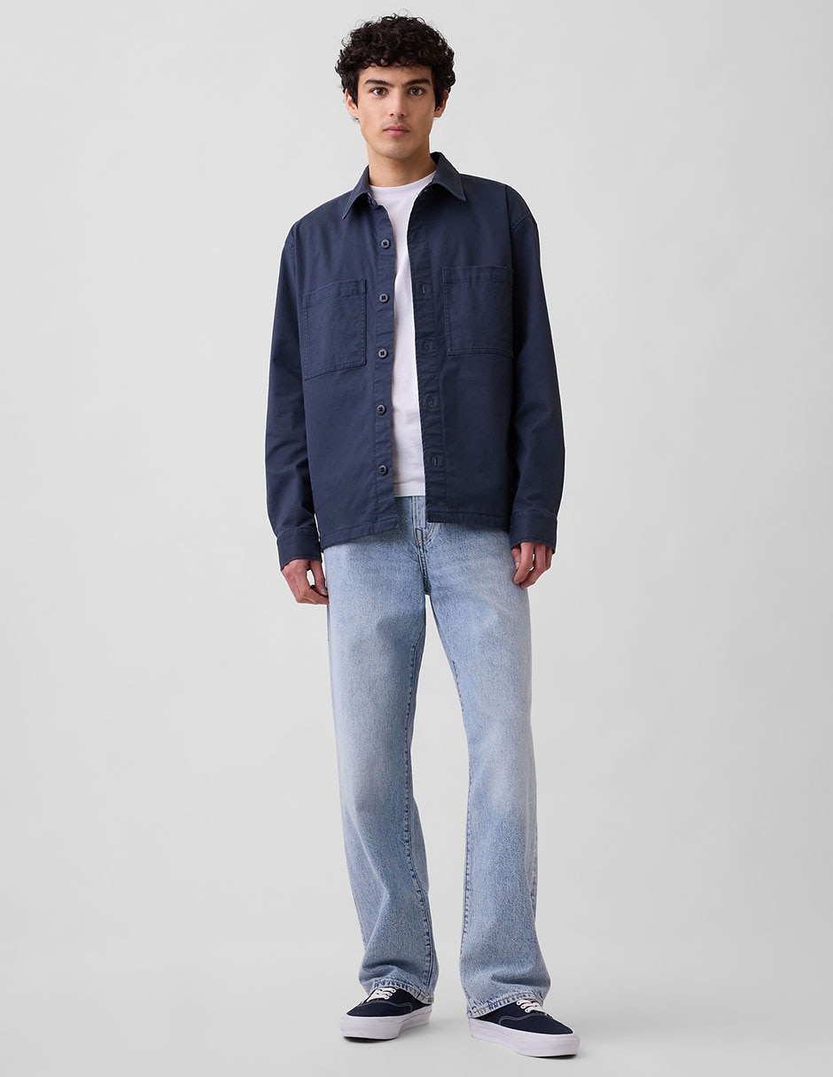 Jeans recto deslavado para hombre Jeans recto deslavado para hombre