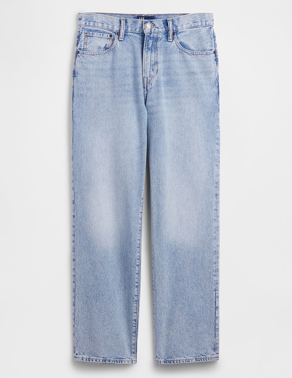 Jeans recto deslavado para hombre 6