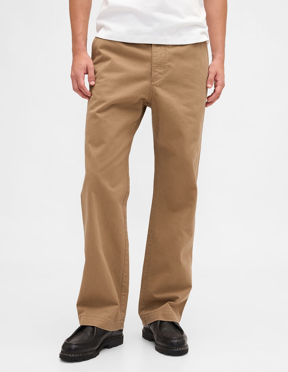 PANTALON GAP 881695 LISO, 28-30, KHAKI