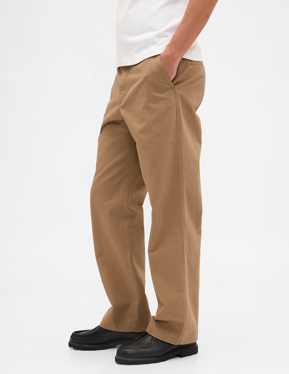 PANTALON GAP 881695 LISO, 28-30, KHAKI