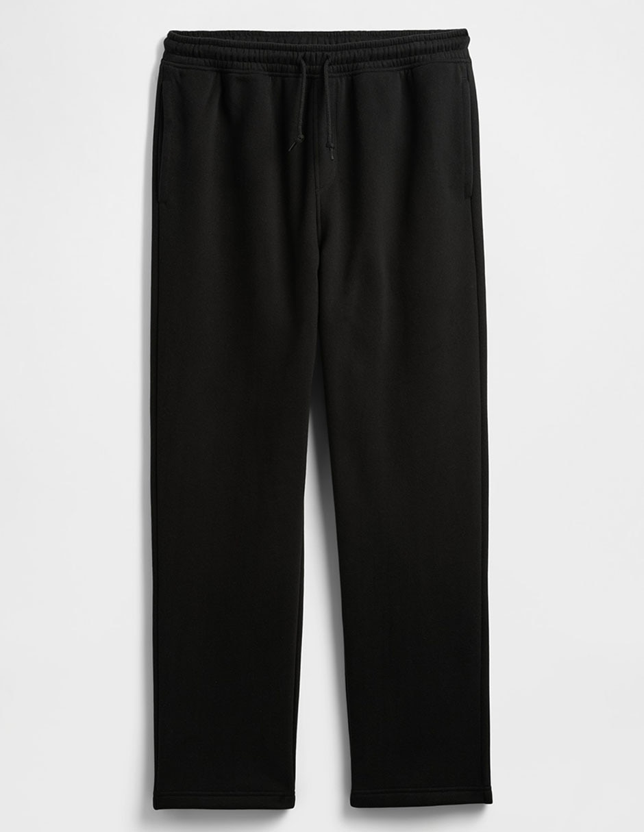 Pants straight con jareta para hombre 4