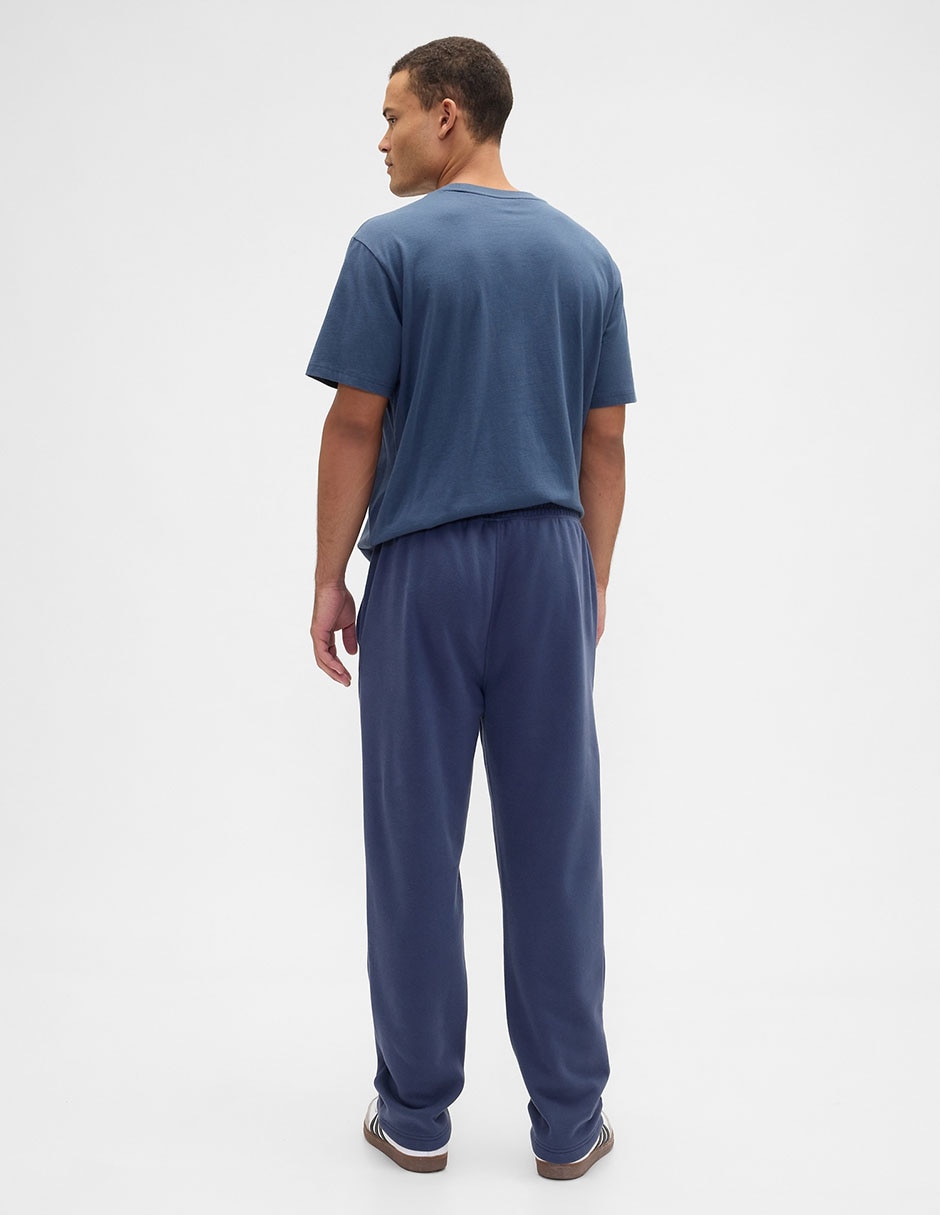 Pants straight con jareta para hombre