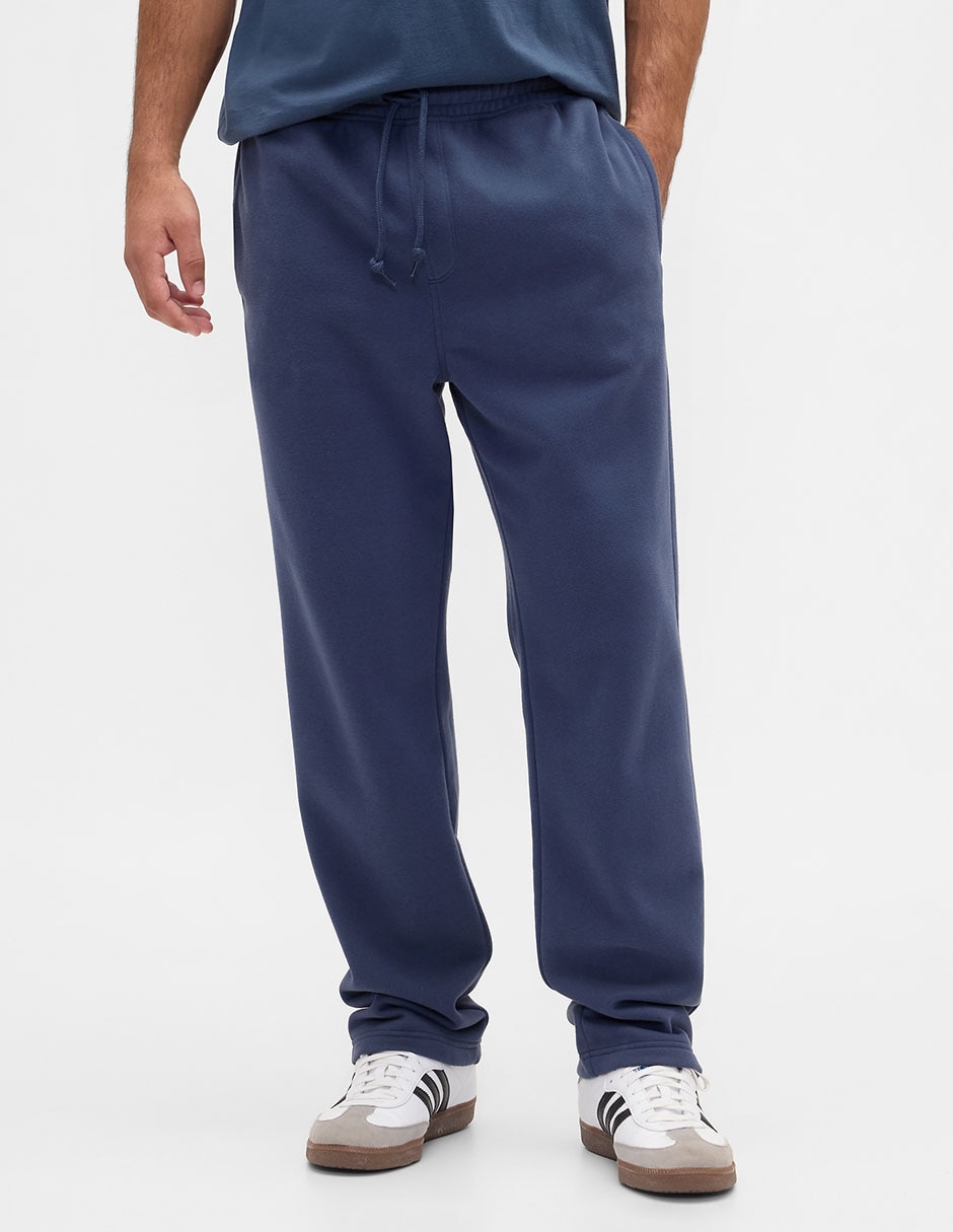 Pants straight con jareta para hombre