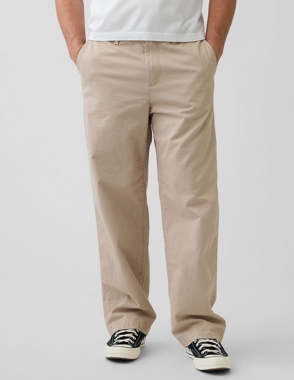 Pantalón straight de algodón para hombre 2