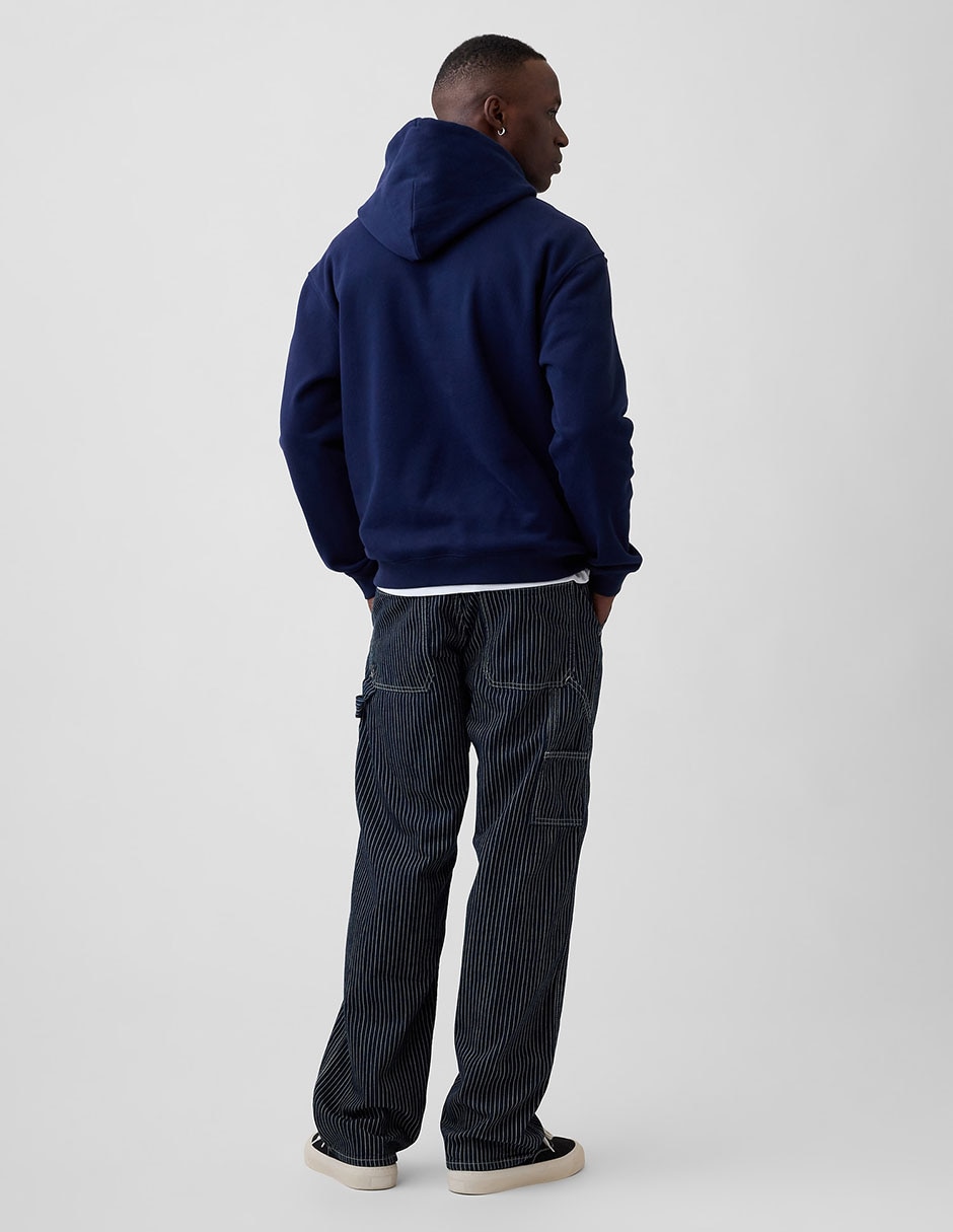 Jeans baggy lavado obscuro para hombre 5