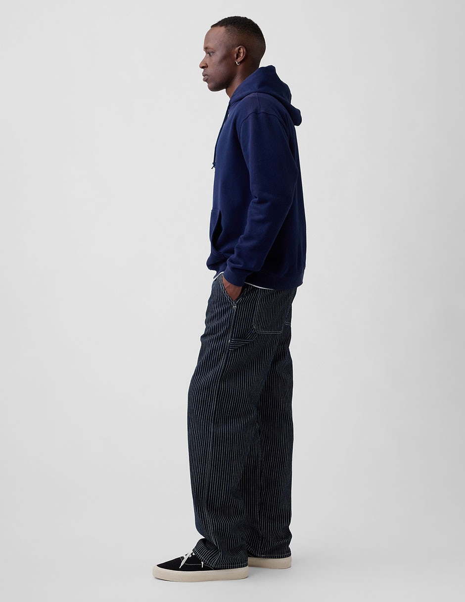 Jeans baggy lavado obscuro para hombre