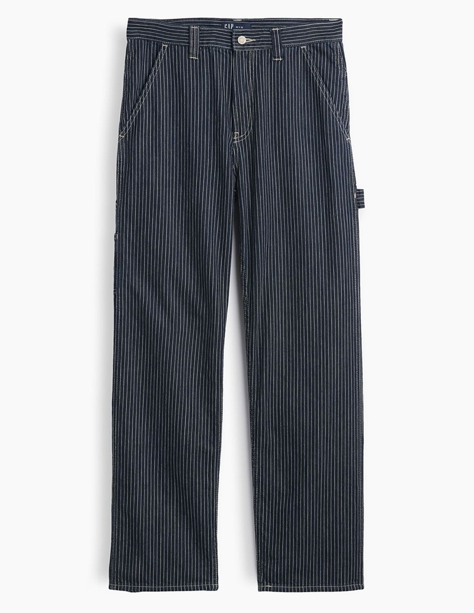 Jeans baggy lavado obscuro para hombre 6