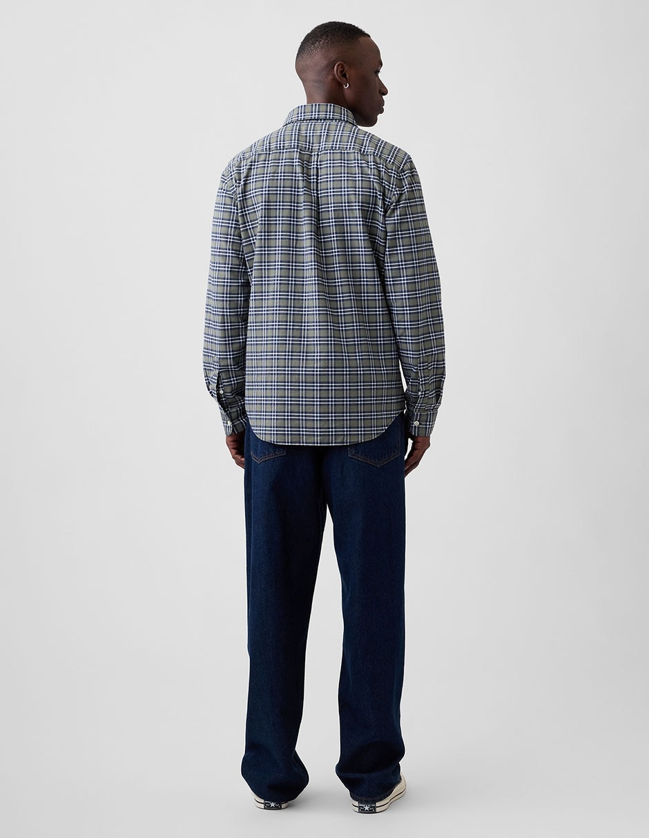 Pantalón baggy lavado obscuro para hombre 5