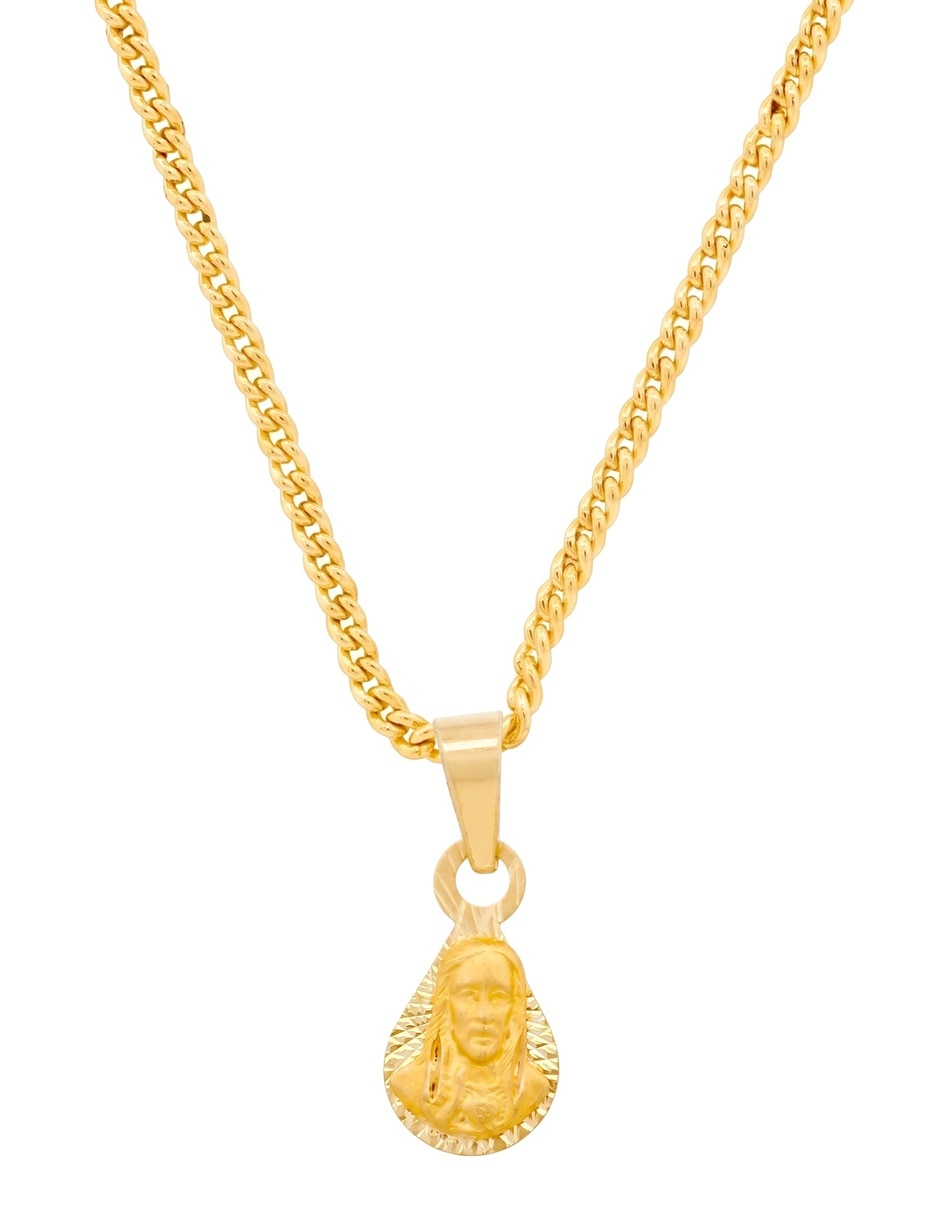 Dije de gota horoz sagrado corazón de oro 10 k