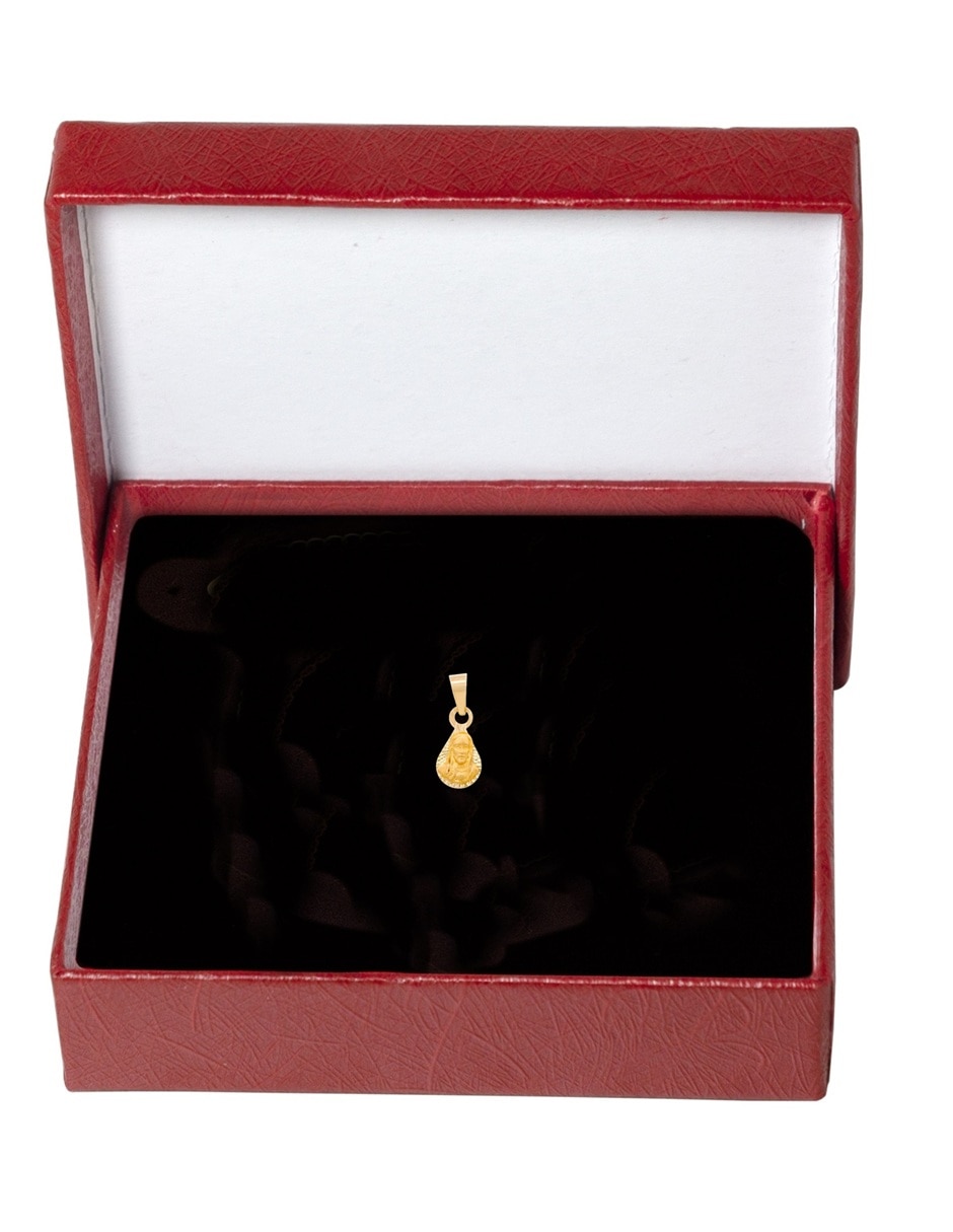 Dije de gota horoz sagrado corazón de oro 10 k