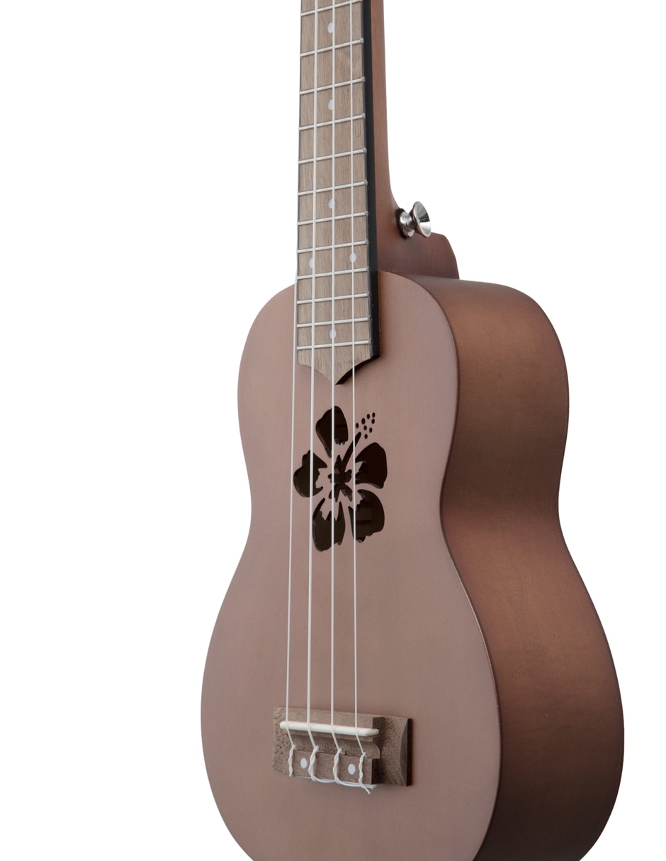 Ukelele soprano Bamboo U-21-HIBISCUS-S de linden