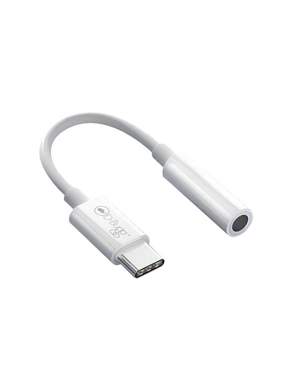 Cable auxiliar 3.5 mm Dbugg a tipo USB C de 1 m