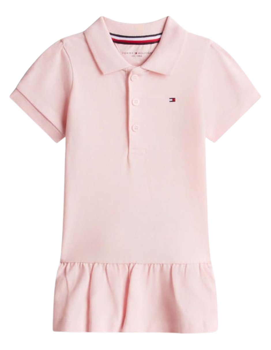 Vestido manga corta para niña