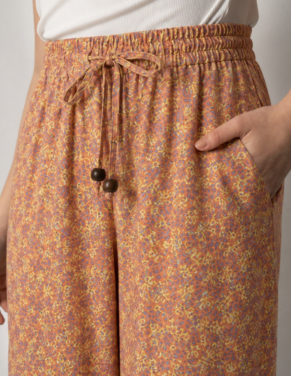 Pantalón regular regular para mujer 2