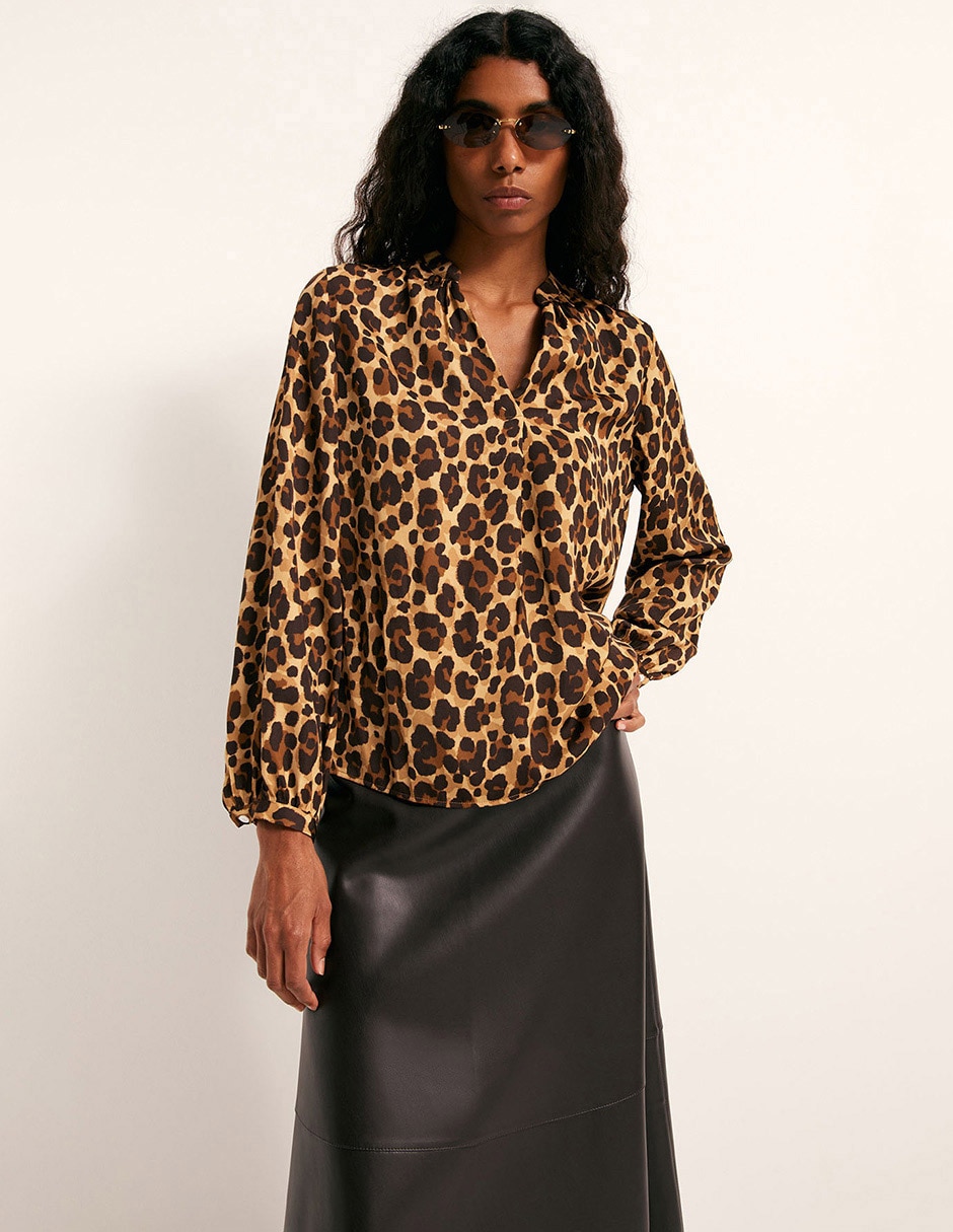 Blusa manga larga para mujer 1