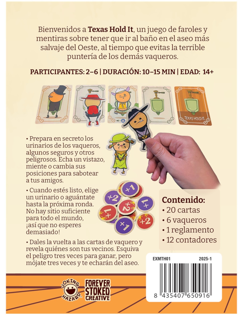 Juego de mesa texas hold it en español asmodee