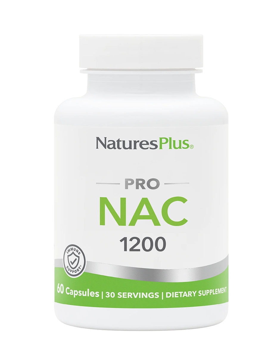 Pro nac 1200 Naturesplus con N-acetyl cysteine 60 cápsulas